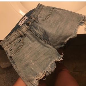 Denim shorts brand new